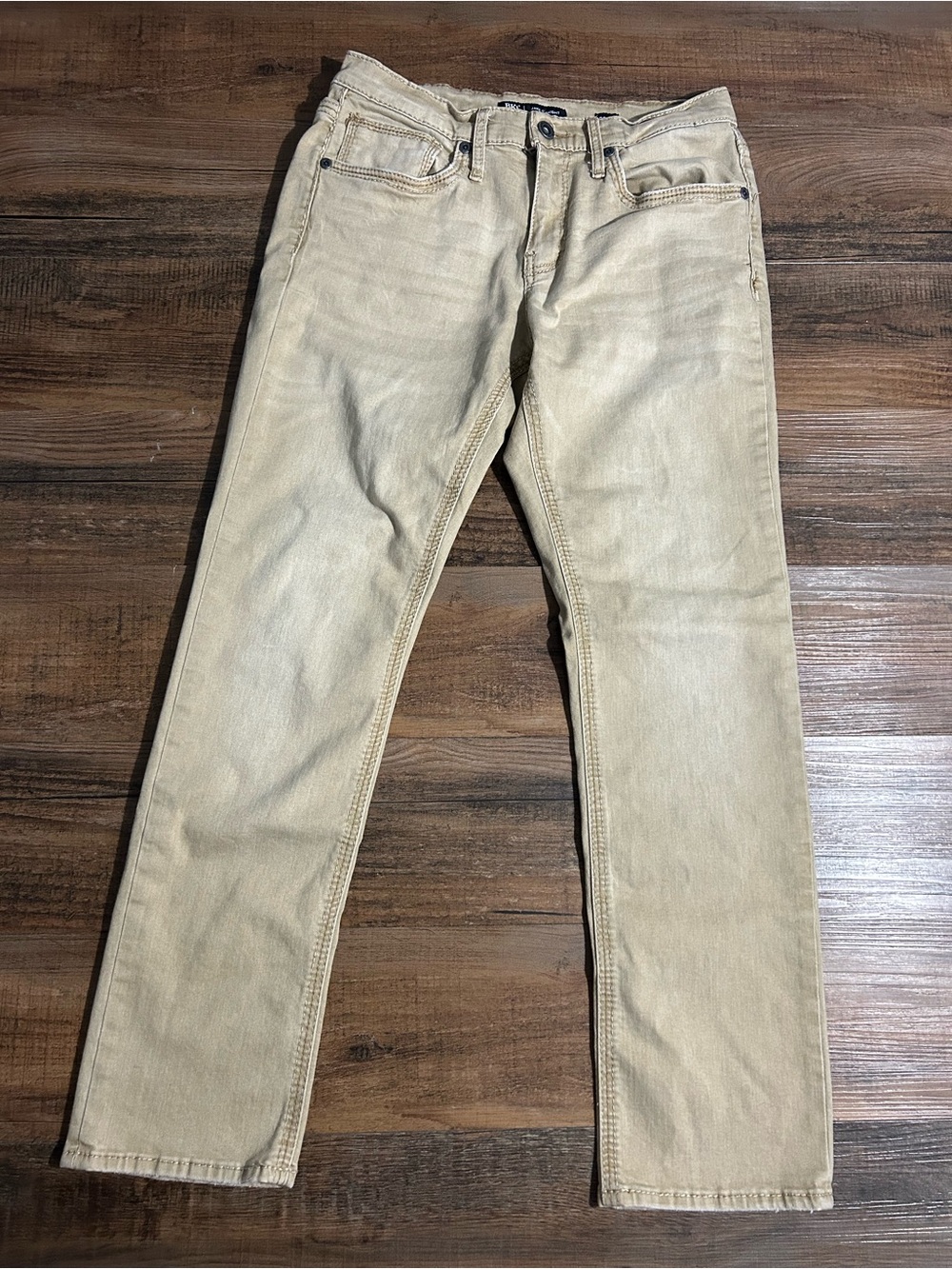 BKE Jake Straight Chinos in Light Khaki jeans 32x30